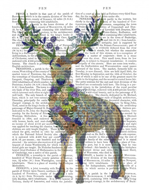 Fantastic Florals Deer, Full , Book Print