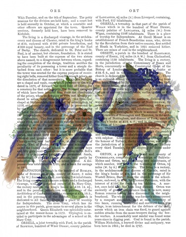 Fantastic Florals Fox, Standing , Book Print