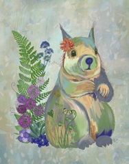 Fantastic Florals Squirrel