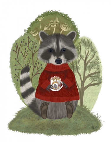 Hot Chocolate Raccoon
