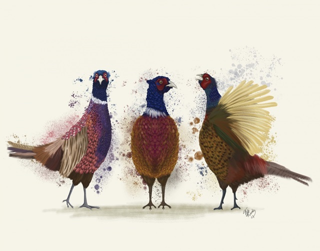 Pheasant Trio