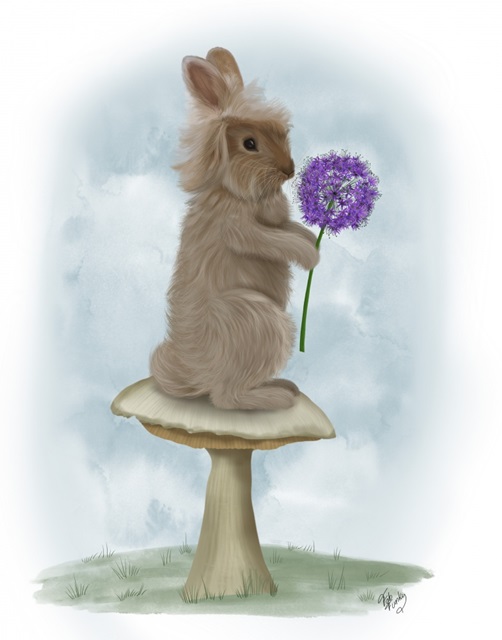 Rabbit and Agapanthus