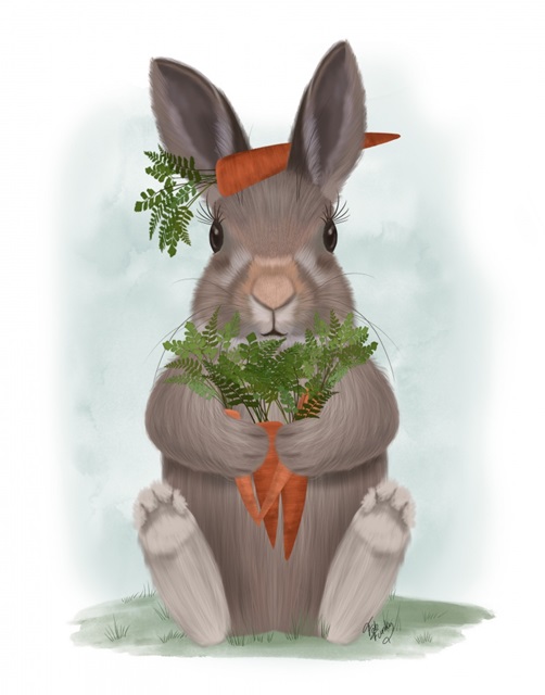 Rabbit Carrot Hug