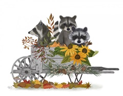 Raccoon Wheelbarrow