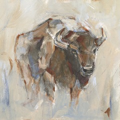 Pastel Bison I