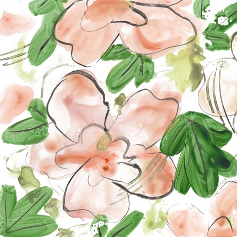Peachy Flora I