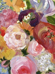 Yellow and Violet Flowers I