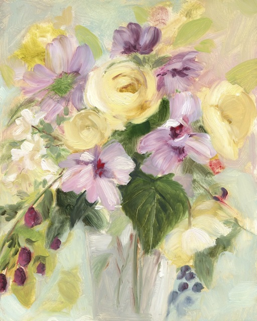 Yellow and Violet Bouquet II