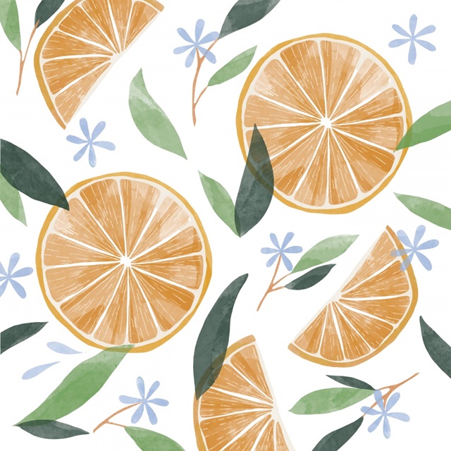 Orange Blossom Slices I