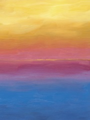 Brushstroke Sunset I