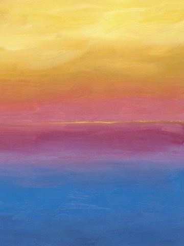 Brushstroke Sunset I