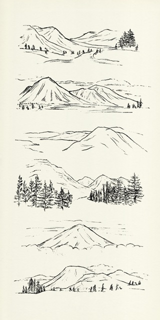 Mountain Ink I
