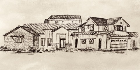Village at Sunset I