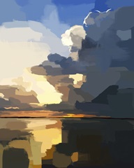 Abstract Seascape  I