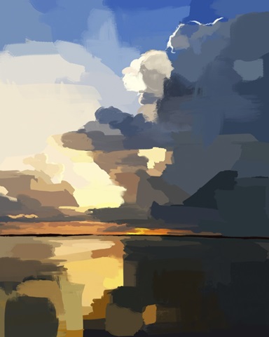 Abstract Seascape  I