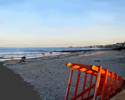 Summer Evening on the Beach