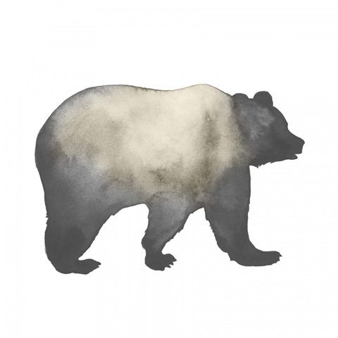 Sepia Animal Silhouette I