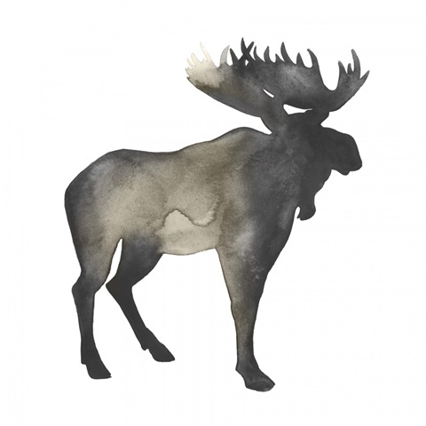 Sepia Animal Silhouette III