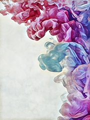 Cotton Candy Clouded Water I