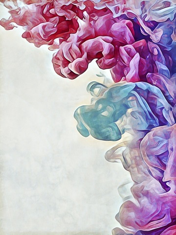 Cotton Candy Clouded Water I