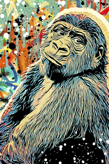 Gorilla Graffitied II
