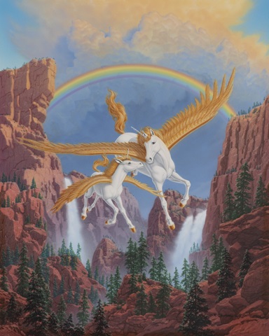 Mother Unicorn & Child