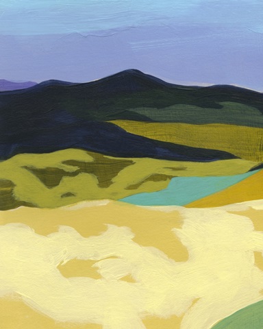 Sun Dappled Mountains I