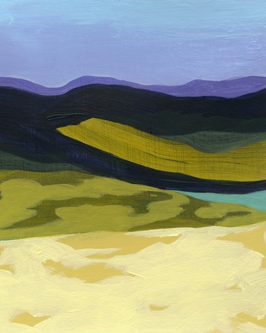 Sun Dappled Mountains IV