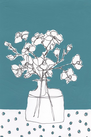 Floral Jardiniere IV