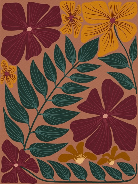 Autumn Floral Scatter  I