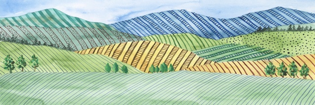 Striped Landscape II