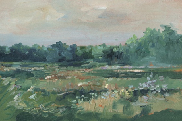 Impressionist Wildflower Field III