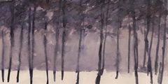 Misty Tree Line I