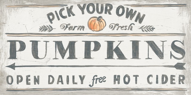 Pumpkin Picking Signs I