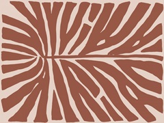 Terra Cotta Block Palms III
