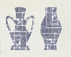 Dashed Modern Vases II