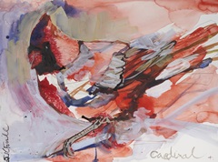 Perched Cardinal  II