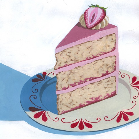 Strawberry Cherry Cake II