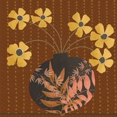 Autumn Flower Vase I