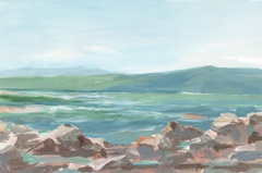 Pastel Shoreline Study II