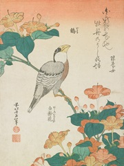 Katsushika Hokusai Flowers & Bird II