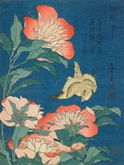 Katsushika Hokusai Flowers & Bird III