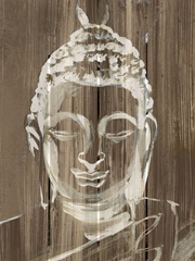 Buddha on Wood II