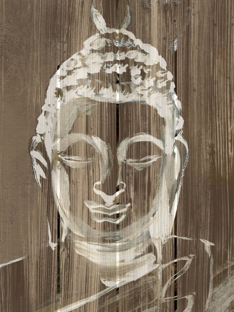 Buddha on Wood II