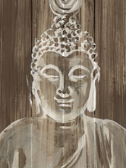 Buddha on Wood IV