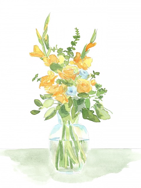 Pastel Bouquet of Flowers II