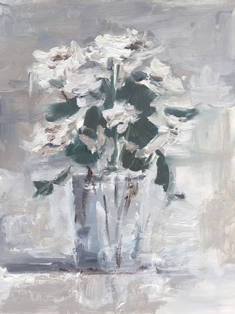 White Impasto Arrangement II