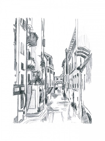 Canal Scene Sketch II