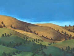 Golden Hillsides I