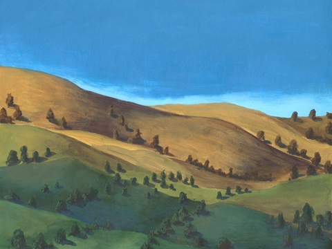 Golden Hillsides I
